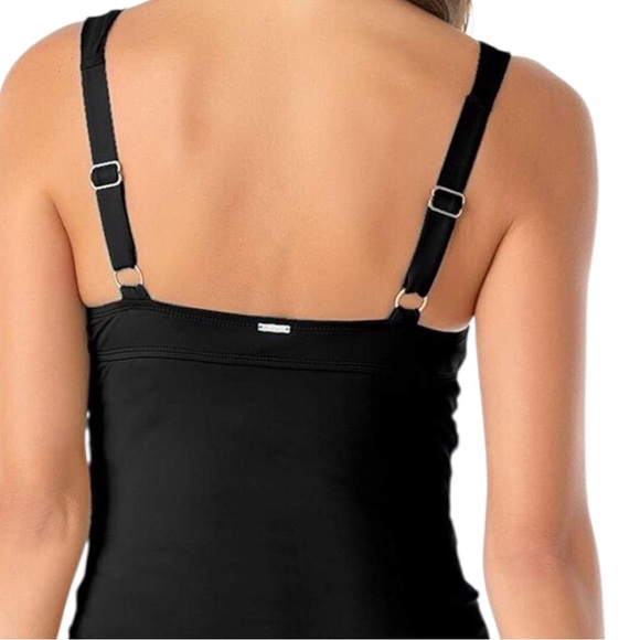 Anne Cole Swim Twist Ruched Tankini Top - Picture 13 of 16